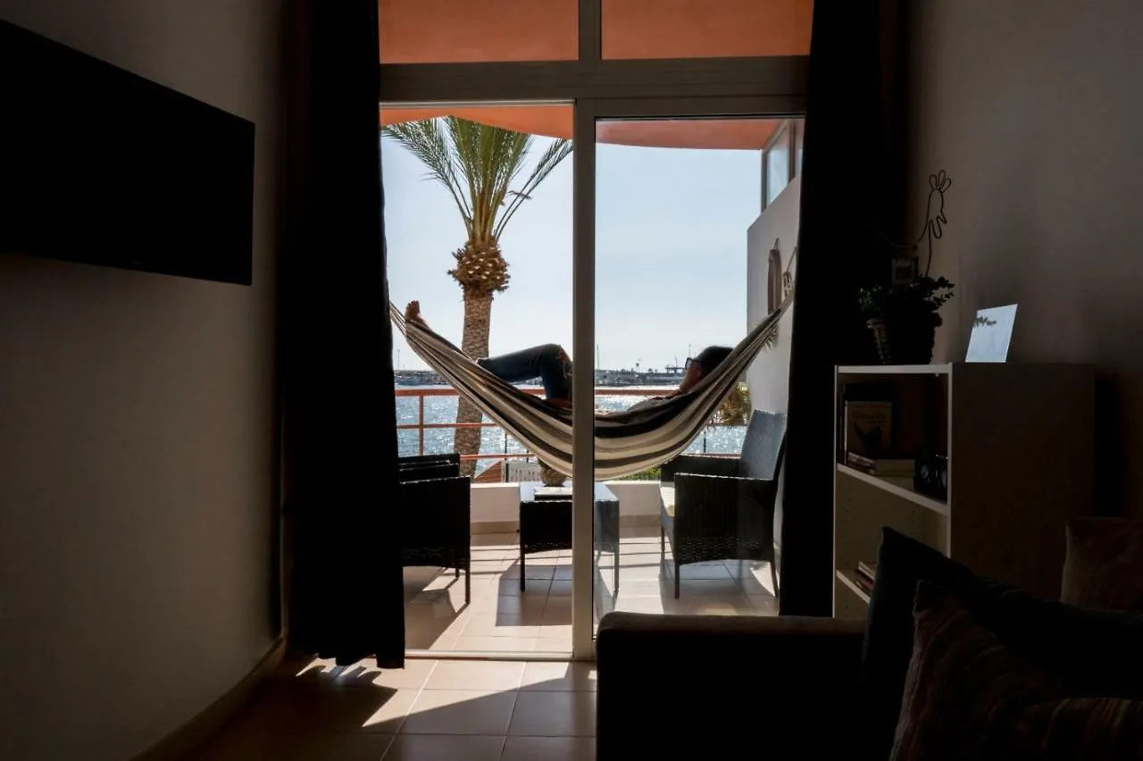 Song Of The Sea: Ocean Balcony & Stairs To The Sea Apartment Arona  Spain